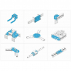 Ресурсный набор Bracket Robot Pack-Blue - «globural.ru» - Балашиха