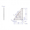 Треугольная пластина из анодированного алюминия Triangle Plate 6*8 (Pair) - «globural.ru» - Балашиха