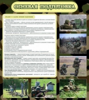 Стенд "Огневая подготовка" (вариант 2) - «globural.ru» - Балашиха