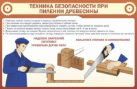 Стенд "ТБ при пилении древесины" - «globural.ru» - Балашиха