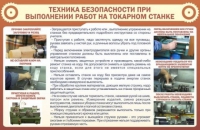 Стенд "ТБ при выполнении работ на токарном станке" - «globural.ru» - Балашиха