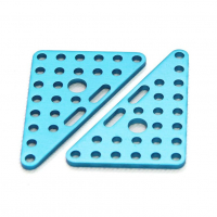 Треугольная пластина из анодированного алюминия Triangle Plate 6*8 (Pair) - «globural.ru» - Балашиха