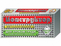 Конструктор металлический №7 (для уроков труда) 148 элементов - «globural.ru» - Балашиха