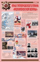 Плакат "Великая Отечественная война: Крах гитлеровского плана «молниеносной войны»" - «globural.ru» - Балашиха