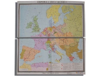 Учебная карта "Европа с 1815 - 1849 г.г." 1180*1070 мм (матовое, 2-стороннее лам.) - «globural.ru» - Балашиха