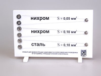 Прибор для демонстрации зависимости сопротивления проводника от его длины, сечения и материала - «globural.ru» - Балашиха