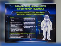 Стенд "Воздействие невесомости на организм человека" - «globural.ru» - Балашиха