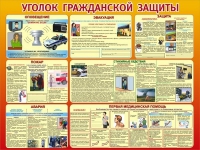 Стенд "Уголок гражданской защиты" - «globural.ru» - Балашиха