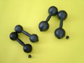 Гантели пластмассовые 0.8 кг с наполнителем - «globural.ru» - Балашиха