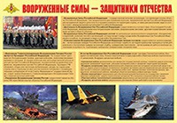Плакат "Вооруженные Силы – защитники Отечества" - «globural.ru» - Балашиха