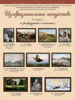 Набор репродукций "Изобразительное искусство" 4 класс (10 репродукций) - «globural.ru» - Балашиха