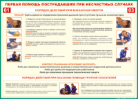 Таблица Порядок действий при внезапной смерти 1000*1400 винил - «globural.ru» - Балашиха