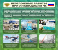 Стенд "Неотложные работы при ликвидации ЧС" - «globural.ru» - Балашиха