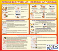 Стенд "Первая доврачебная неотложная помощь" - «globural.ru» - Балашиха