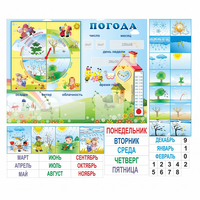 Стенд "Погода" с карманами для вставок - «globural.ru» - Балашиха