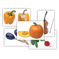 Набор предметных картинок "Овощи. Музыкальные инструменты" - «globural.ru» - Балашиха