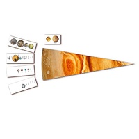 Модель-аппликация "Сравнительные размеры Солнца, планет и их спутников" - «globural.ru» - Балашиха