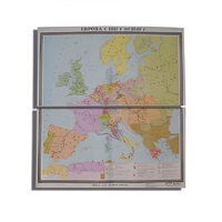 Учебная карта "Европа с 1815 - 1849 г.г." 1180*1070 мм (матовое, 2-стороннее лам.) - «globural.ru» - Балашиха