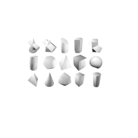 Комплект гипсовых моделей геометрических тел  - «globural.ru» - Балашиха