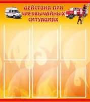 Стенд "Действия при ЧС" - «globural.ru» - Балашиха