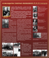 Тематический исторический стенд "Командарм генерал-полковник ВИ Кузнецов" - «globural.ru» - Балашиха