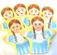 Набор кукол - рукавичек  "Эмоции. Девочки" - «globural.ru» - Балашиха