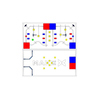 Соревновательное поле с элементами MakeX 2019 City Guardian Arena Expansion Kit for Blue Planet - «globural.ru» - Балашиха