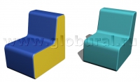 Прямоугольный стул 50*60*60/32см (ВИК) - «globural.ru» - Балашиха