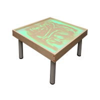 Столик на ножках для рисования песком Радуга. Подсветка RGB - «globural.ru» - Балашиха