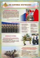Стенд "На службе Отечеству" (вариант 1) - «globural.ru» - Балашиха