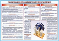 Стенд-уголок "Техника безопасности на уроках физики" - «globural.ru» - Балашиха