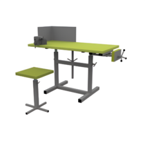 Верстак ученический комбинированный с тисками и струбциной, с защитным экраном и табуретом - «globural.ru» - Балашиха