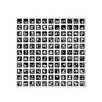 Поле aruco-меток, не бликующая поверхность 101 метка - «globural.ru» - Балашиха