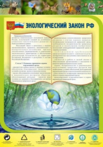 Стенд "Экологический закон РФ" - «globural.ru» - Балашиха