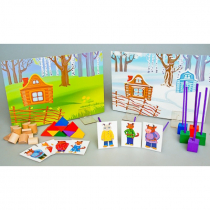 Игровой набор Фребеля "Заюшкина избушка" (серия "Сказочный мир". Выпуск 1) - «globural.ru» - Балашиха