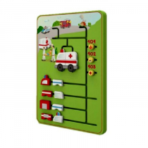 Дидактическая панель "Автомобили экстренной службы" - «globural.ru» - Балашиха