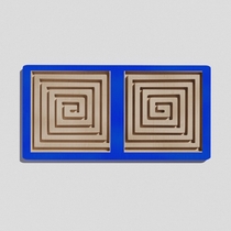 Такт-панель "Синий лабиринт №4" - «globural.ru» - Балашиха