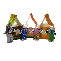 Набор шагающих кукол к сказке "Три поросенка" - «globural.ru» - Балашиха