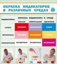 Стенд "Окраска индикаторов в различных средах" - «globural.ru» - Балашиха