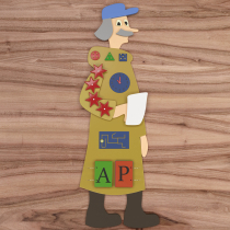 Бизиборд "Почтальон Печкин" - «globural.ru» - Балашиха