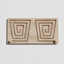 Такт-панель "Лабиринт-трапеция №5" - «globural.ru» - Балашиха