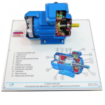 Планшет светодинамический «асинхронный двигатель с короткозамкнутым ротором» - «globural.ru» - Балашиха