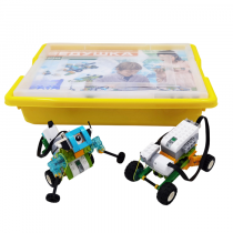 Набор для занятий робототехникой Ведушка с пластиковым боксом для хранения деталей - «globural.ru» - Балашиха