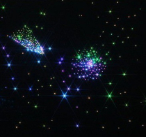 Фиброоптический ковер “Млечный путь” настенный 450 точек 200х100 - «globural.ru» - Балашиха