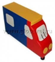 Напольная мягкая игрушка "Грузовик" каталка - «globural.ru» - Балашиха