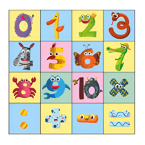 Коврик для логобота Пчелка "Цифры" - «globural.ru» - Балашиха