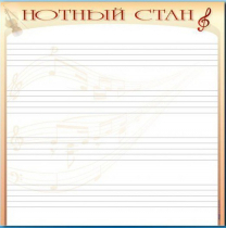 Доска магнитно-маркерная "Нотный стан" - «globural.ru» - Балашиха