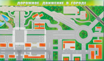 Доска магнитно-маркерная панорамная "Дорожное движение в городе" - «globural.ru» - Балашиха