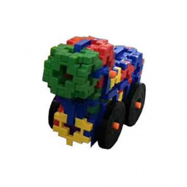 Набор для конструирования «Строительные интерактивные блоки стандарт» Комплект №3 "Машинка с колесами" - «globural.ru» - Балашиха