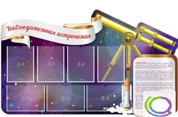 Стенд "Наблюдательная астрономия" - «globural.ru» - Балашиха